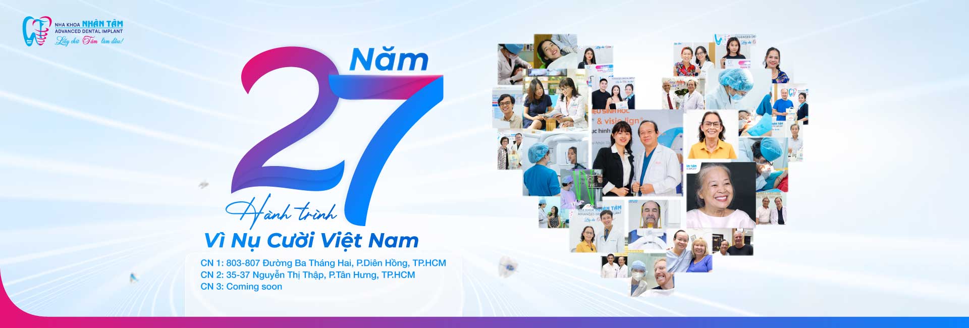 27 năm hành trình vì nụ cười Việt Nam 27 năm hành trình vì nụ cười Việt Nam