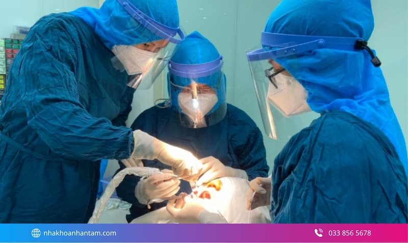 ghép xương hàm trồng răng Hình: ghép xương hàm trồng răng